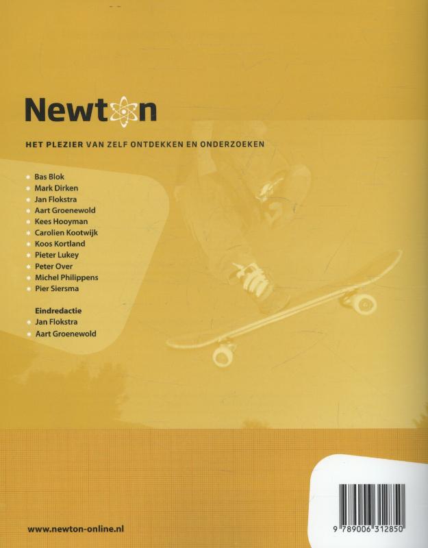 Newton Havo; Natuurkunde voor de bovenbouw achterkant