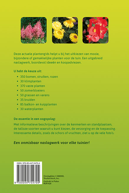 De complete tuinplantenwijzer achterkant