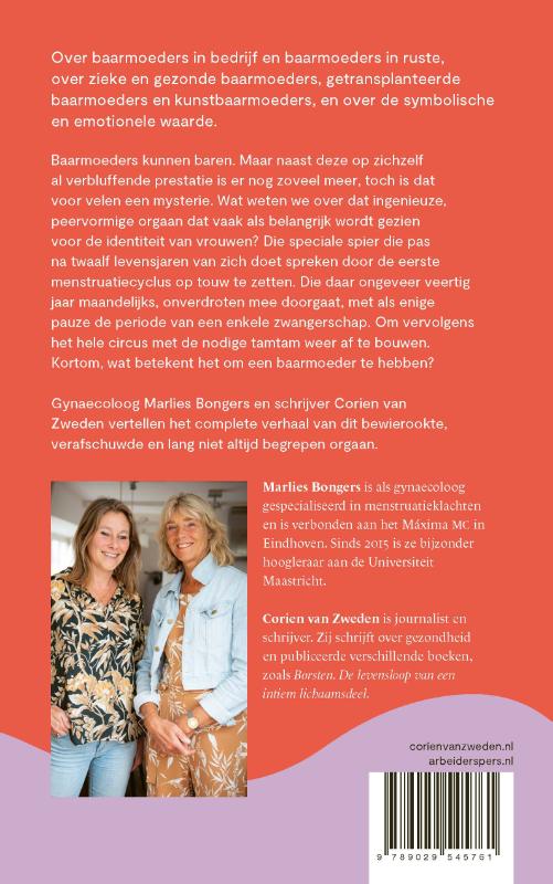 Biografie van de baarmoeder achterkant