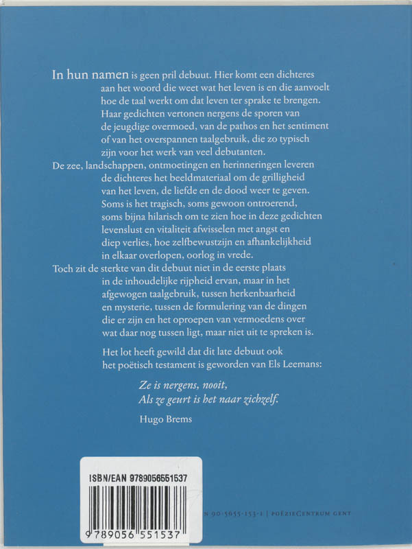 In Hun Namen achterkant