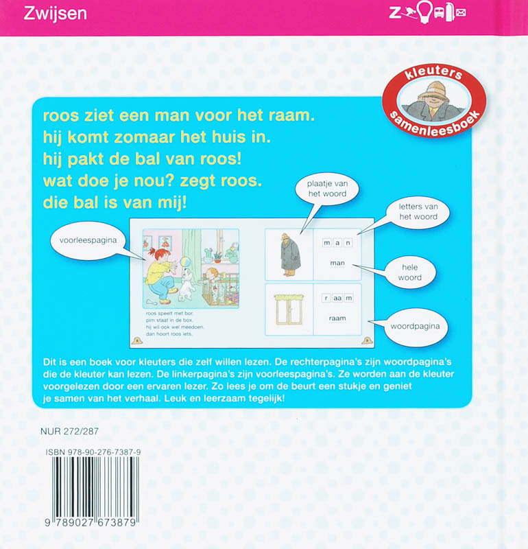 Het boek van man / Kleuters samenleesboek achterkant