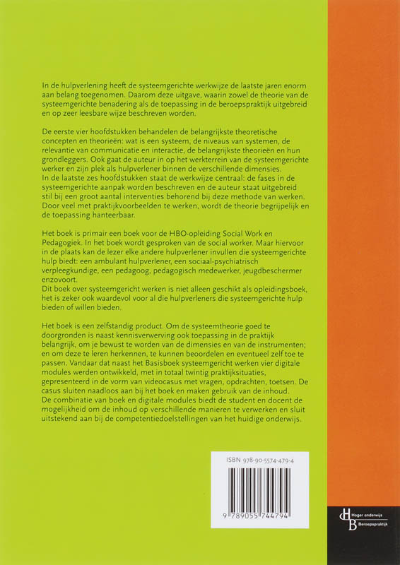 Basisboek systeemgericht werken achterkant