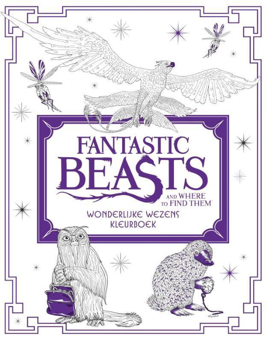 Fantastic Beasts and Where to Find Them: Wonderlijke wezens - kleurboek