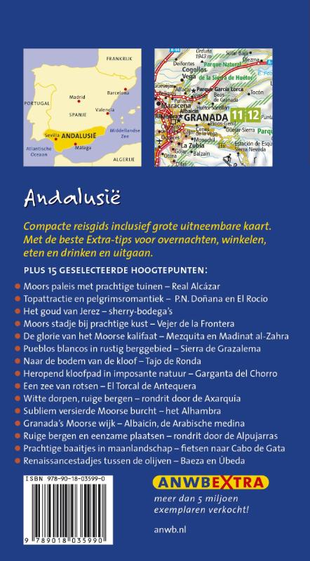 Andalusië / ANWB extra achterkant