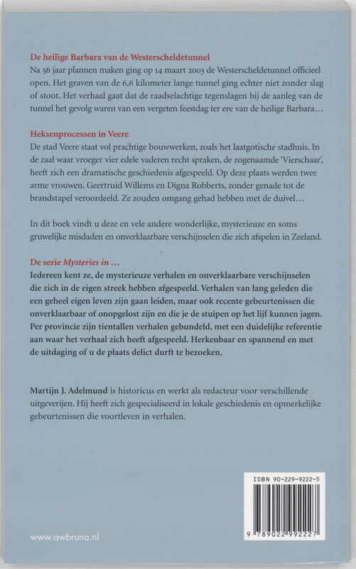 Mysteries In Zeeland achterkant