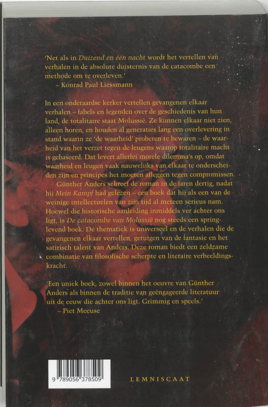 De Catacombe Van Molussie achterkant