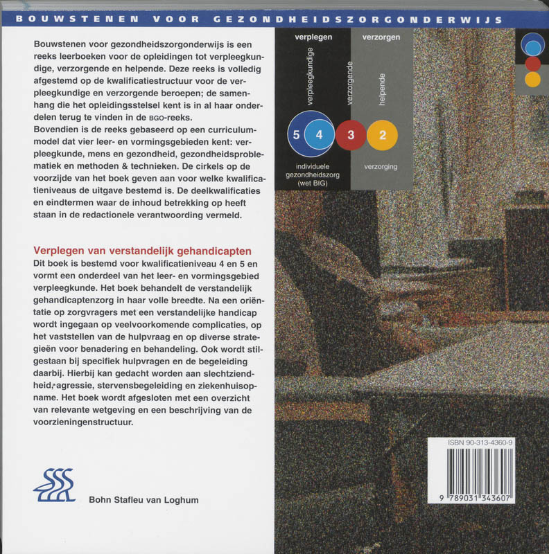 Verplegen verstandelijke gehandicapten / Bouwstenen gezondheidszorgonderwijs achterkant