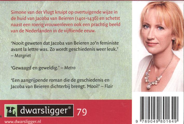 Jacoba, dochter van Holland achterkant