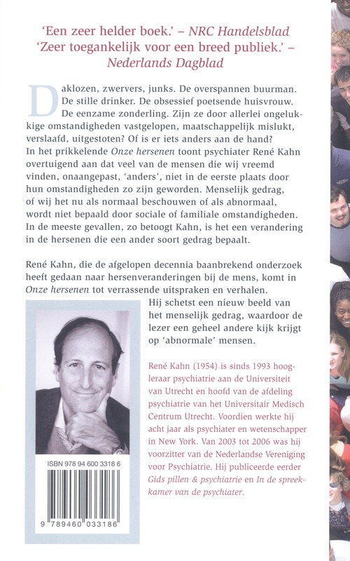 Onze hersenen achterkant