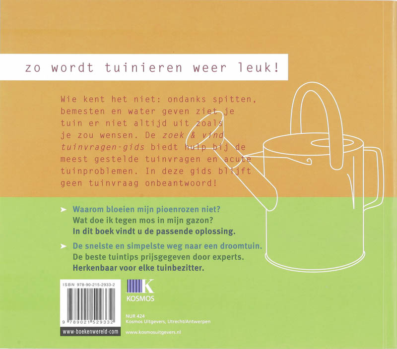 Zoek & Vind Tuinvragen-Gids achterkant