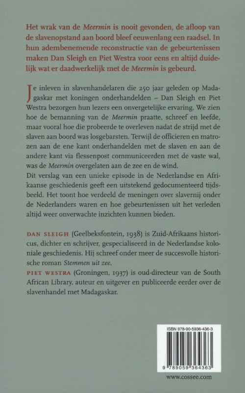 De opstand op het slavenschip Meermin achterkant