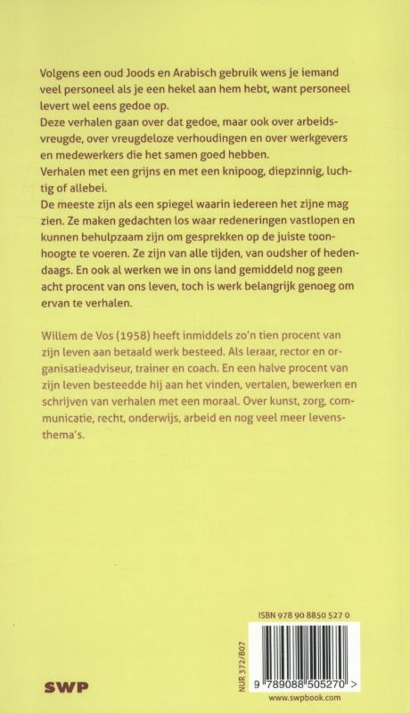 Veel personeel gewenst achterkant