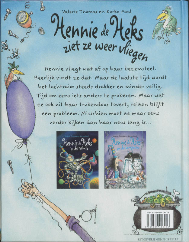 Hennie de Heks  -   Hennie de Heks ziet ze weer vliegen achterkant