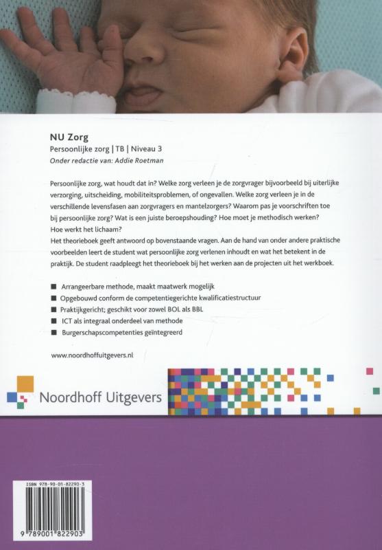 NU zorg Niveau 3 theorieboek achterkant