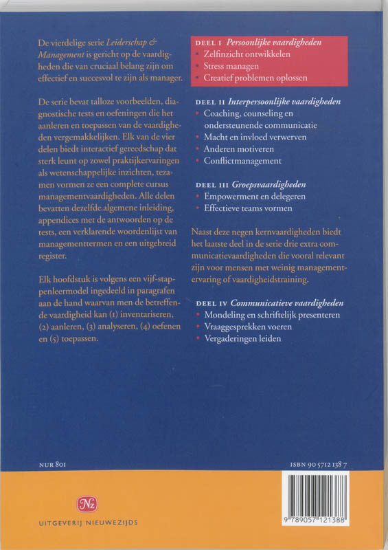 Persoonlijke vaardigheden / Leiderschap & Management / I achterkant