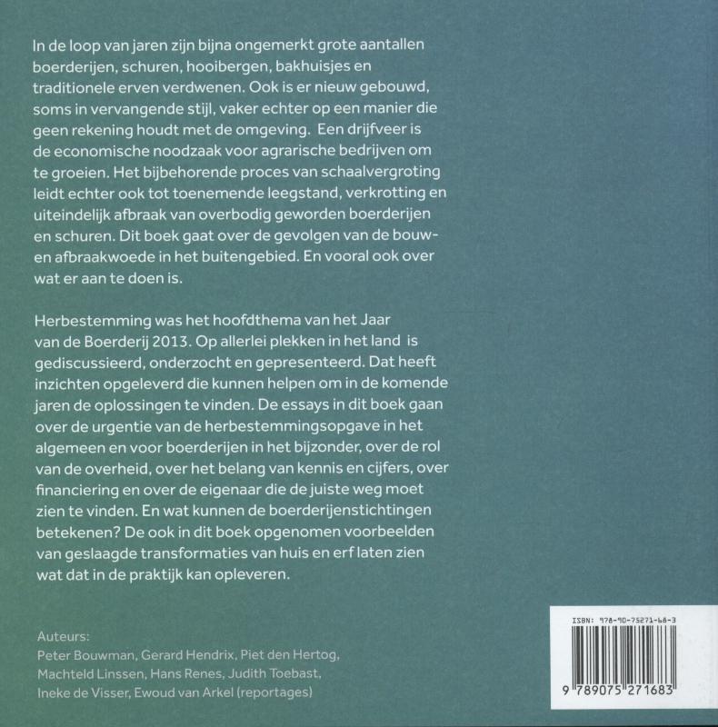 Van herbestemming naar hergebruik achterkant