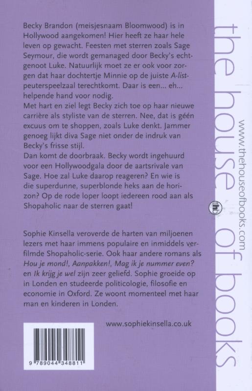 Shopaholic naar de sterren / Shopaholic achterkant