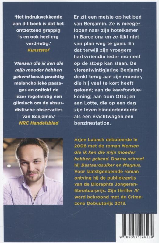 Mensen die ik ken die mijn moeder hebben gekend achterkant