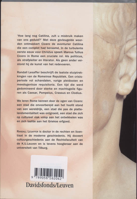 Cicero In Turbulent Rome achterkant