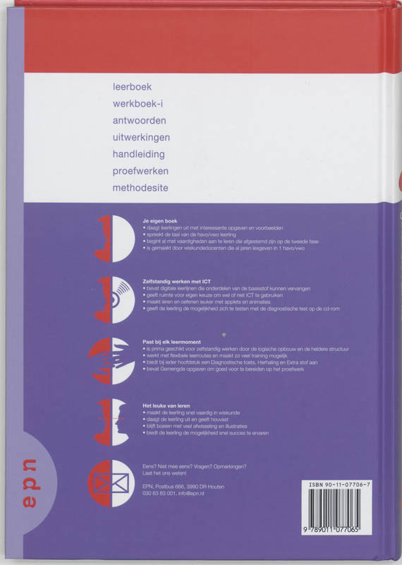 Getal & Ruimte / 1HV VWO1 / deel Leerlingenboek achterkant