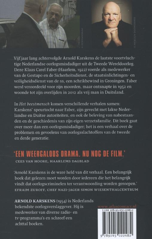 Het beestmensch achterkant