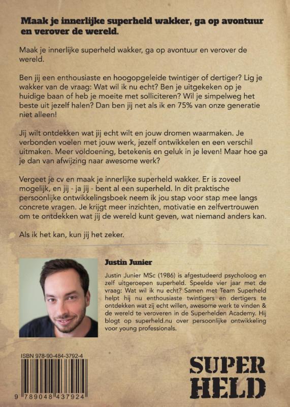 Innerlijke superheld achterkant