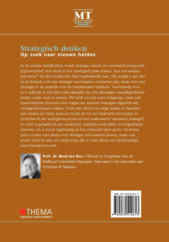 Strategisch denken achterkant