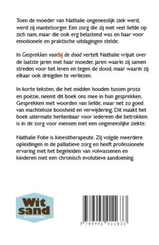 Gesprekken voorbij de dood achterkant