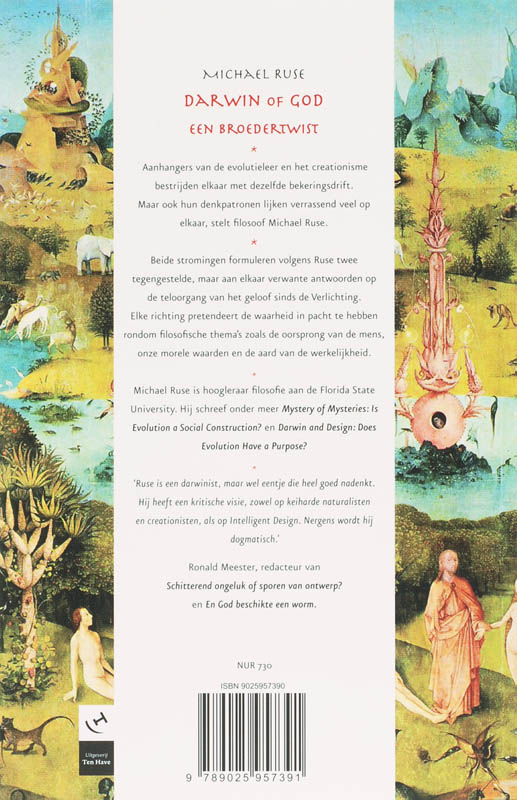 Darwin Of God Een Broedertwist achterkant