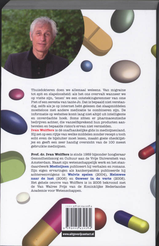 Top 100 van meest gebruikte medicijnen achterkant