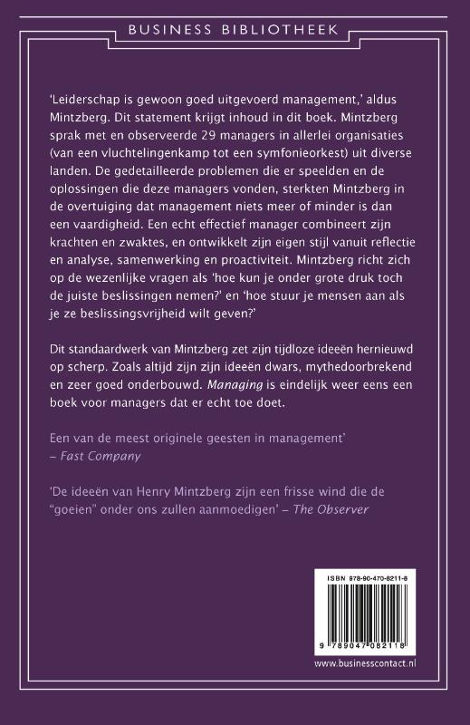 Managing* achterkant