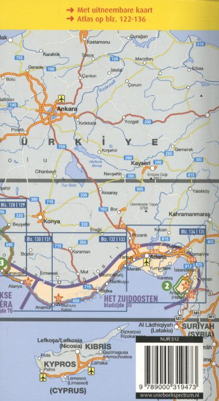 Turkse zuidkust / Marco Polo achterkant