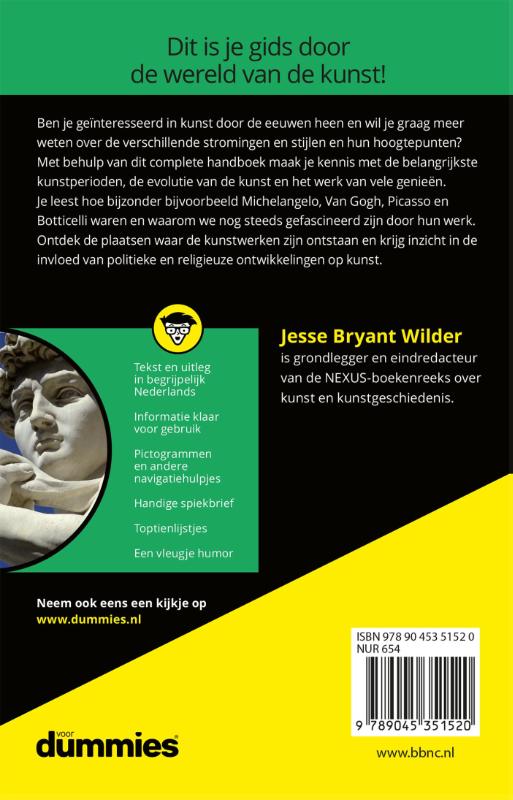 Kunstgeschiedenis voor dummies / Voor Dummies achterkant