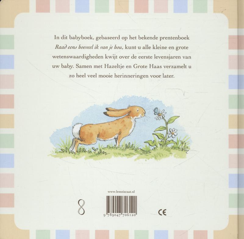 Raad eens hoeveel ik van je hou achterkant