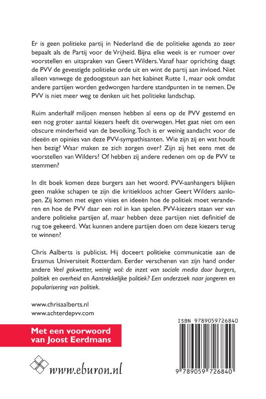 Achter de PVV achterkant