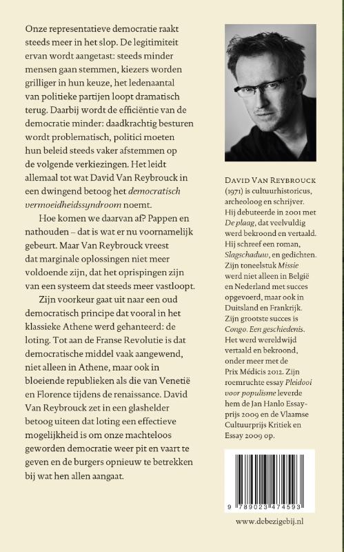 Tegen verkiezingen achterkant