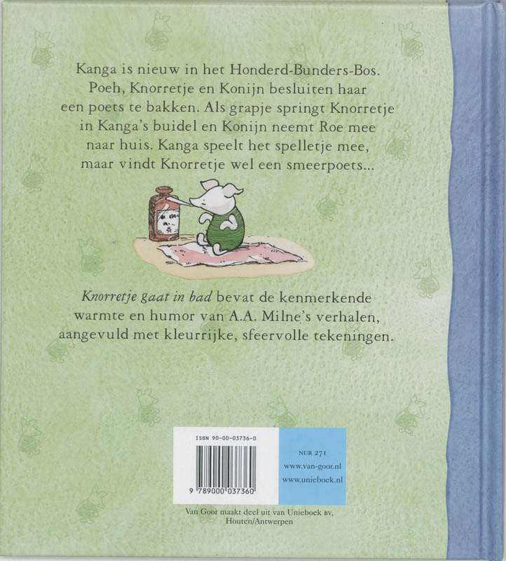 Knorretje Gaat In Bad achterkant