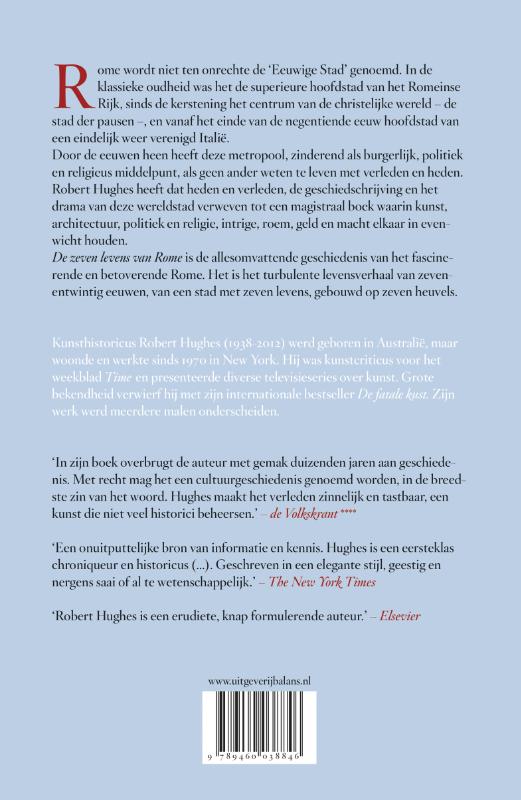 Zeven levens van Rome achterkant