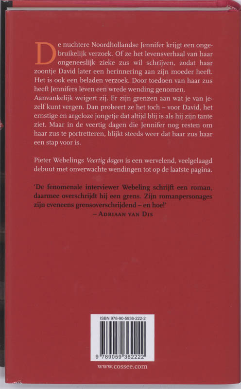 Veertig dagen achterkant