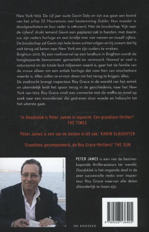 Doodsklok / Roy Grace / 9 achterkant