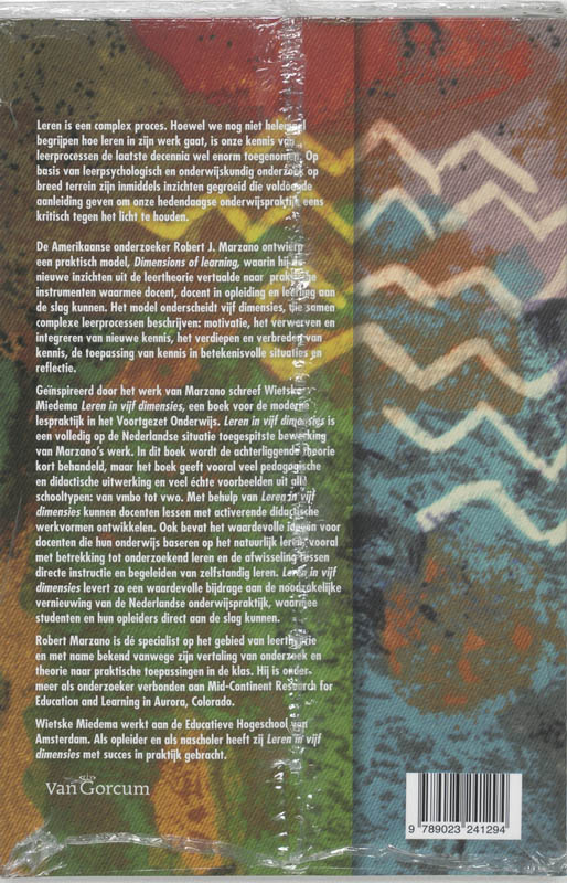 Leren In Vijf Dimensies achterkant