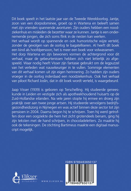 Jantje Wartena achterkant