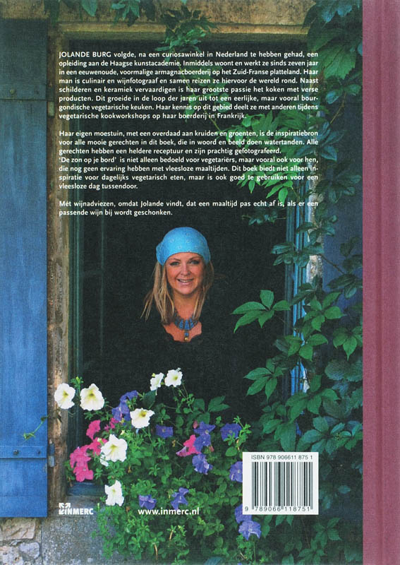 De zon op je bord! achterkant