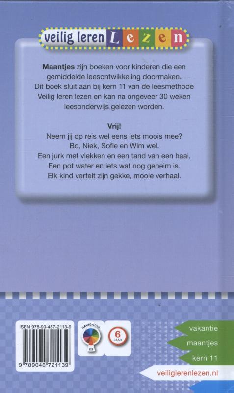 Vrij! / Veilig leren lezen achterkant