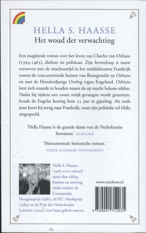 Het woud der verwachting achterkant