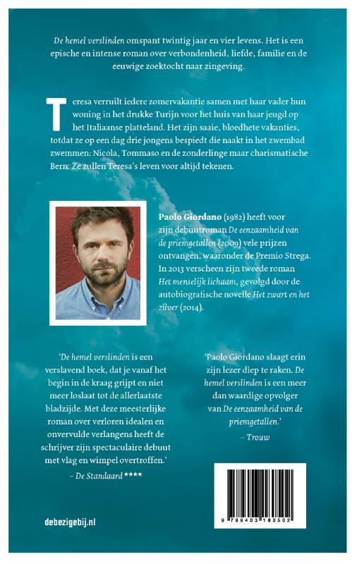 De hemel verslinden achterkant