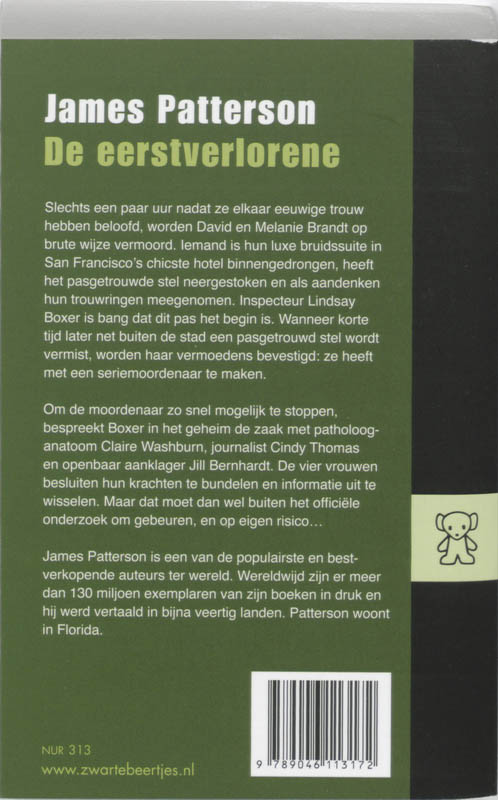 De Eerstverlorene achterkant