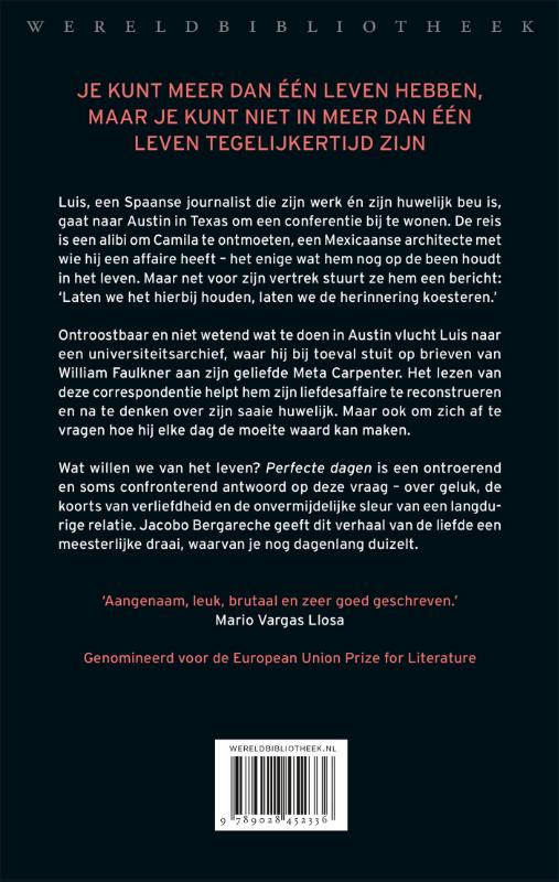 Perfecte dagen achterkant