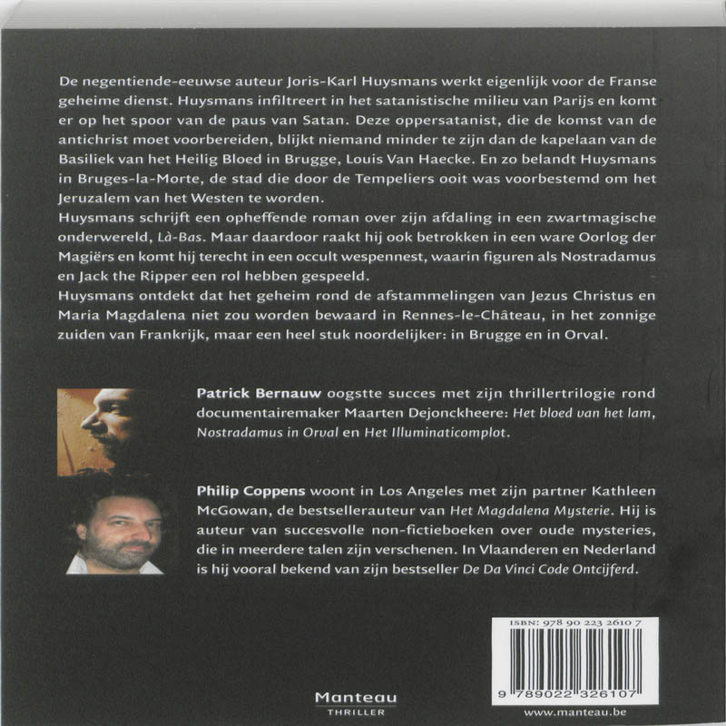 De paus van Satan achterkant