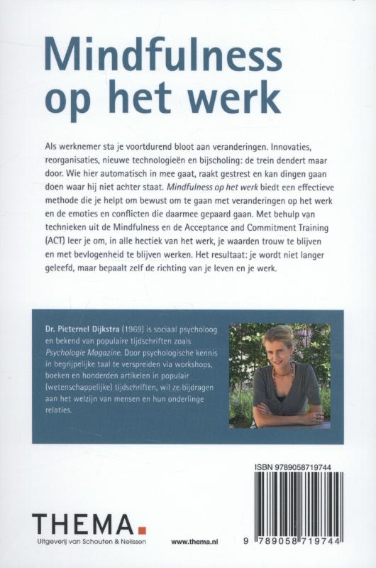 Mindfulness op het werk achterkant